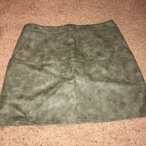 LF leather skirt